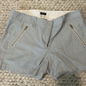 J. Crew factory seersucker shorts